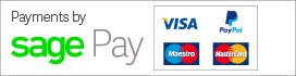 Payments by Sage Pay - VISA, Maestro, MasterCard, PayPal, American Express