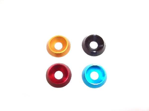 M6 Anodised Countersunk Washers