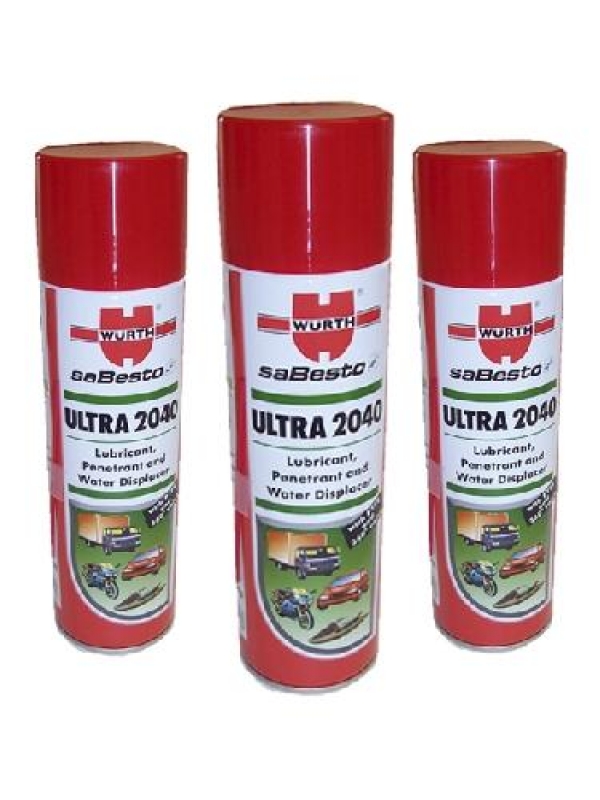 Wurth 2040 Lubricant Pack of Three