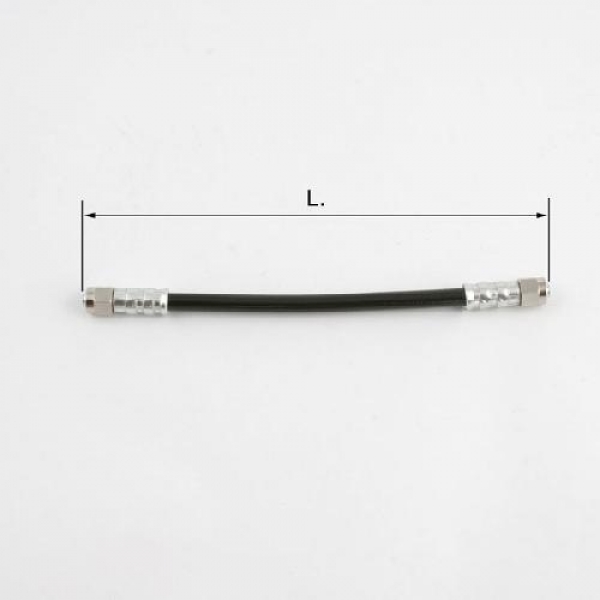 Braided Brake Pipe 250mm SILVER