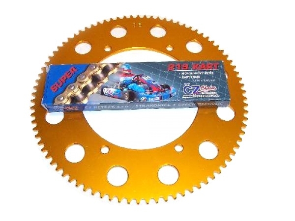 CZ Chain 116 Link & Rear Sprocket