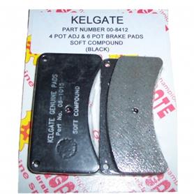 Kelgate 4 Pot Adj & 6 Pot Brake Pads 00-8410 / 08411 / 08412