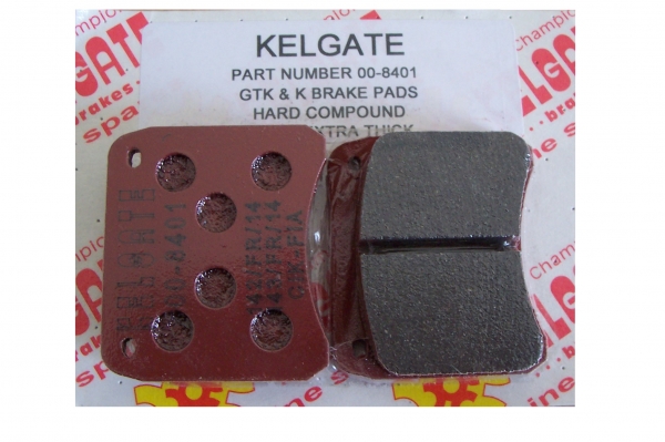 Kelgate GTK & K Brake Pads Extra Thick 00-8401