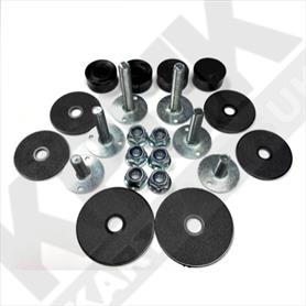 Seat Fitting Kit with Flat Bolts Inc Seat Stay Bolts & Spacers