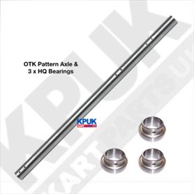 OTK Pattern Axle 1030mm & Set of Three Axle Bearings