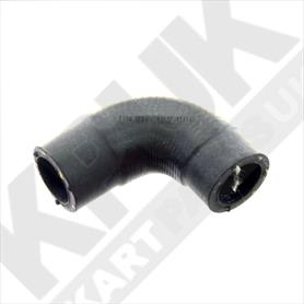 Rotax Silver Radiator Hose SHORT