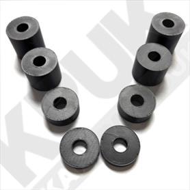 Seat / Exhaust Spacer M8 Pack of Eight