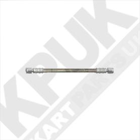 Braided Brake Pipe SILVER 150mm