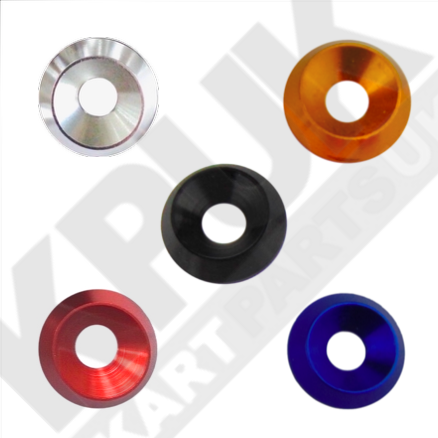 M6 Anodised Countersunk Washers