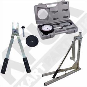 Bead Breaker Tyre Tongs and Pressure Gauge Set