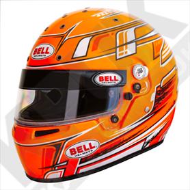 Bell KC7-CMR Kart Helmet - Champion Orange