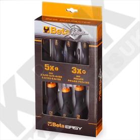 Beta Easy 8 Piece Screwdriver Set 1203/D8P