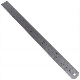 Silverline Stainless Steel Ruler 300mm Silverline MT66