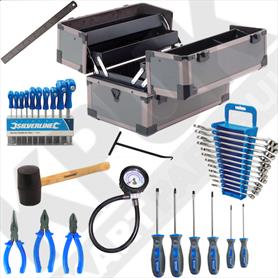 Silverline Tool Kit Plier Set Screwdriver T Bar Rubber Mallet