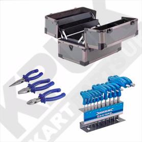 Cantilever Tool Box 10 Piece Silverline T Bar Set 3 Piece Silverline Plier Set