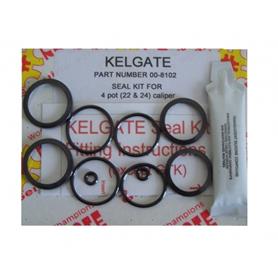 Kelgate Seal Kit KA4 or 4 Pot Front Caliper 00-8102
